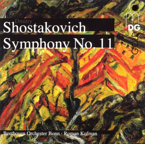 the album cover for Shostakovich / Beethoven Orch Of Bonn / Kofman - Symphony No. 11: Complete Symphonies 9