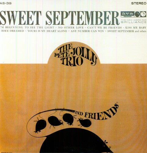 the album cover for Pete Jolly Trio & Friends - Sweet September