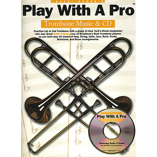 the album cover for Bugs Bower - Play with a Pro Trombone