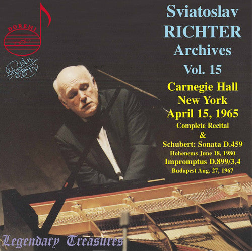 the album cover for Sviatoslav Richter - Archives 15
