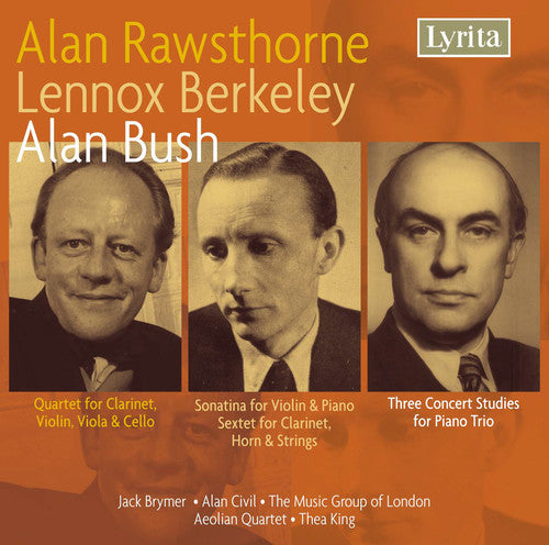 the album cover for Rawsthorne / Berkeley / Bush / Aeolian Quartet - Chamber Music