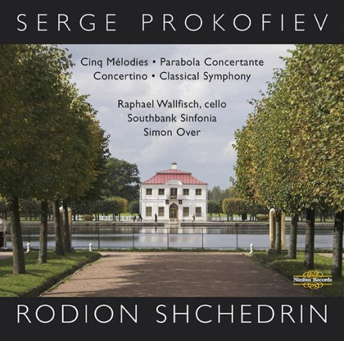 the album cover for RAPHAEL WALLFISCH - Cinq Melodies for Cello & Orchestra