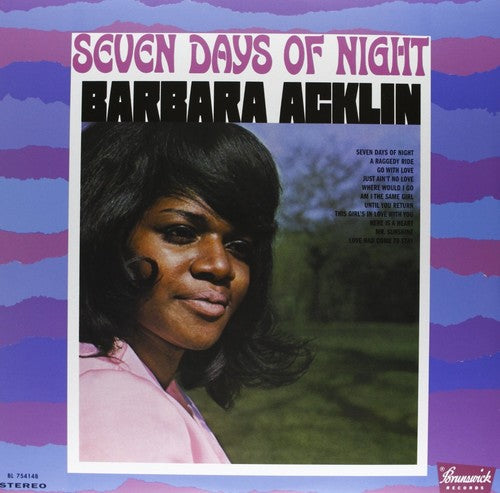 the album cover for Barbara Acklin - Seven Days of Night