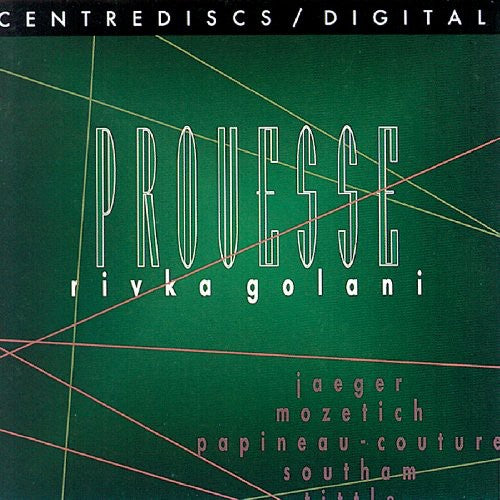 the album cover for Rivka Golani - Prouesse