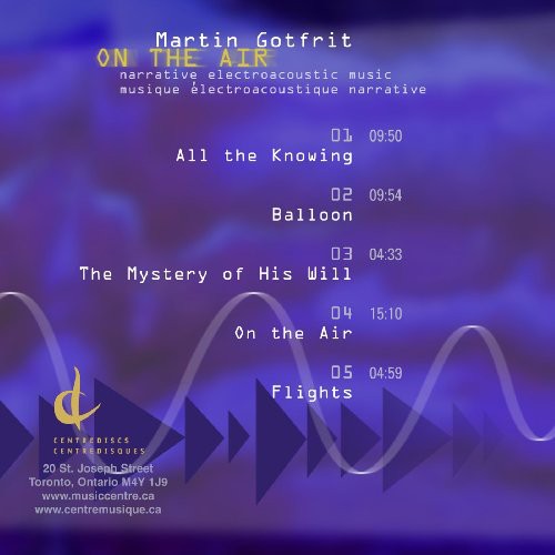 the album cover for Martin Gotfrit - On the Air