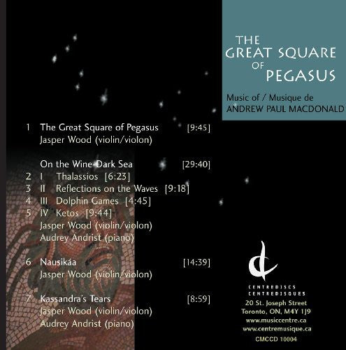 the album cover for Jasper Wood - Great Square of Pegasus