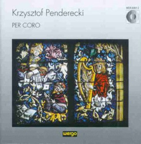 the album cover for Krzysztof Penderecki - Per Coro