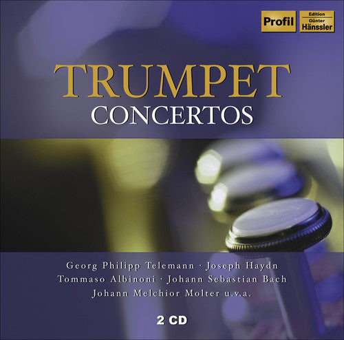 the album cover for Verdi/Haydn/Telemann - Trumpet Concertos