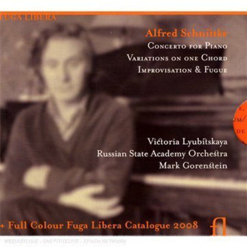 the album cover for A. SCHNITTKE - Piano Concerto