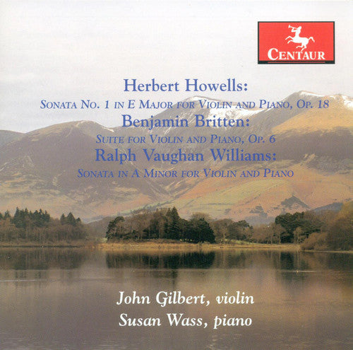 the album cover for John Gilbert - Sonata 1 for Violin & Piano Op 18