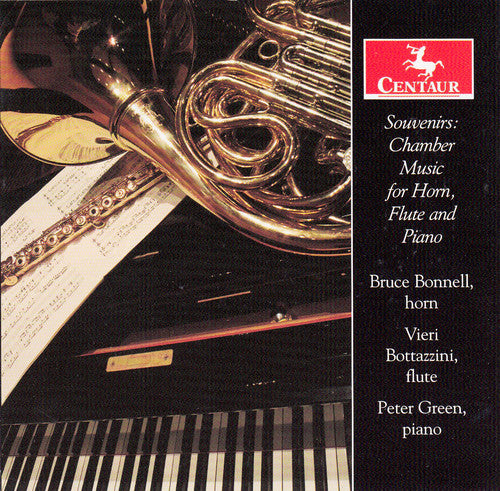 the album cover for Souvenirs: Chamber Music For H - Souvenirs: Chamber Music Horn Flute & Piano