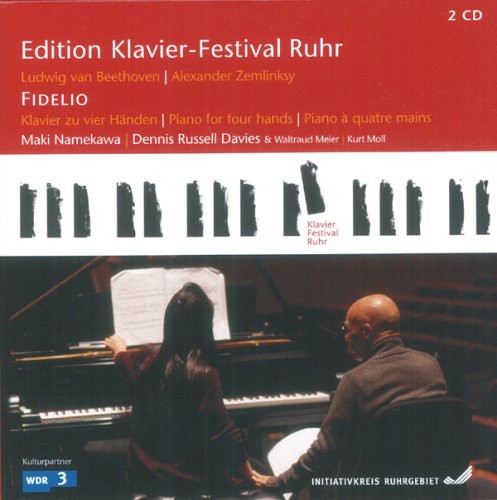 the album cover for Maki Namekawa - Fidelio for Piano 4 Hands