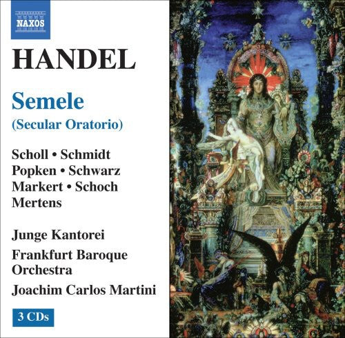 the album cover for Joachim Carlos Martini - Semele