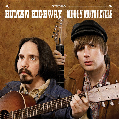 the album cover for Human Highway - Moody Motorcycle