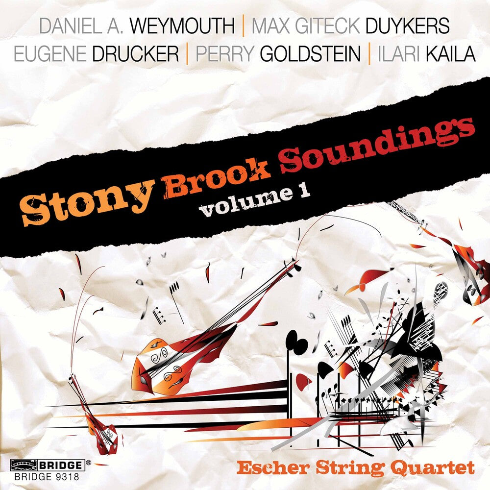 the album cover for Escher String Quartet - Stony Brook Sounding 1