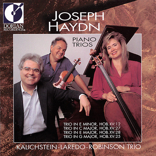the album cover for Kalichstein-Laredo-Robinson Trio - Trio Pno 12/25/27/28