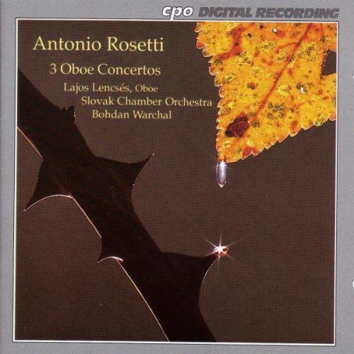 the album cover for LAJOS LENCSES - Oboe Concerti