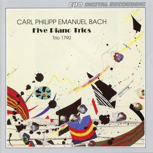 the album cover for Trio 1790 - 5 Piano Trios