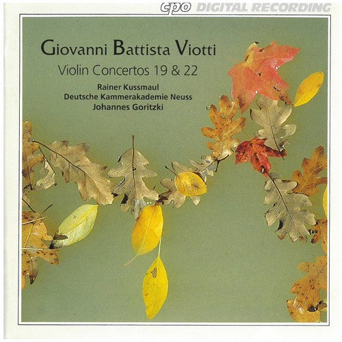 the album cover for Johannes Goritzki - Violin Concertos 19
