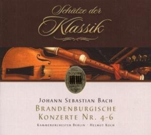 the album cover for J.S. Bach - Brandenburg Concerto No. 4-6
