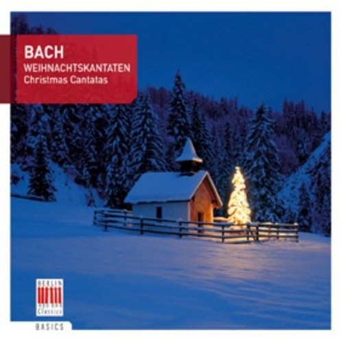 the album cover for J.S. Bach - Christmas Cantatas