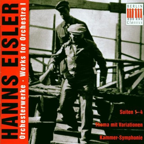 the album cover for H. EISLER - Works for Orchestra