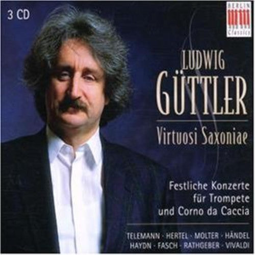 the album cover for G.F. Handel - Festive Concerto for Trumpet & Hunting Horn