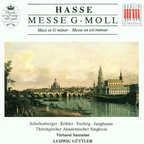 the album cover for J.A. HASSE - Mass in G minor