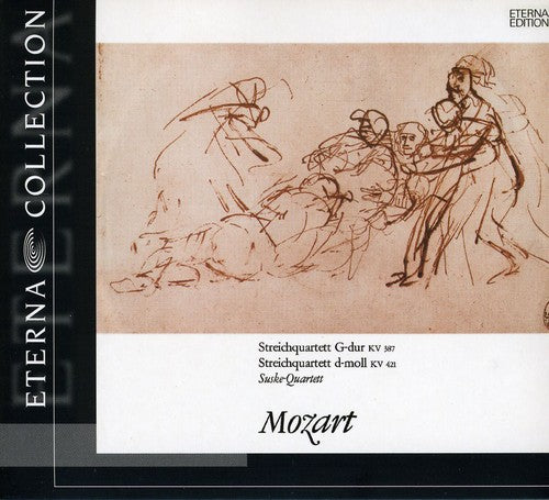 the album cover for W.A. Mozart - String Quartets Nos. 14 & 15