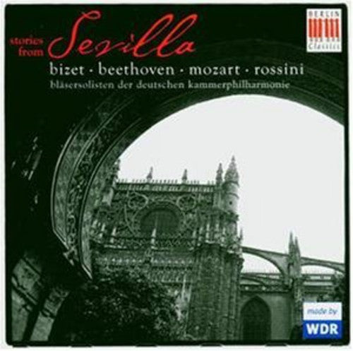 the album cover for G. ROSSINI - Stories from Sevilla