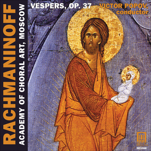 the album cover for Moscow Academy of Choral Art - Vespers Op. 37