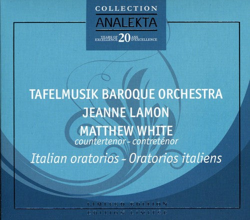 the album cover for Matther White - Italian Oratorios