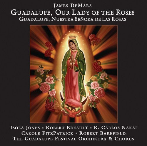 the album cover for Isola Jones - Guadalupe Our Lady of the Roses