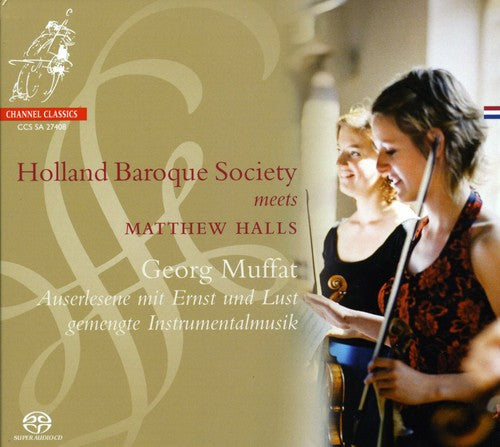 the album cover for Matthew Halls - Auserlesene Mit Ernst Und Lust Gemengte Instrument