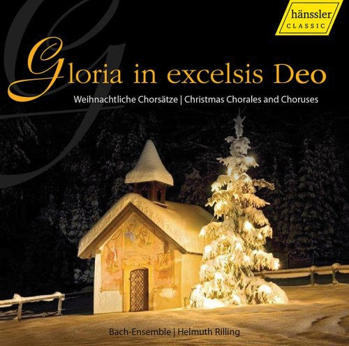 the album cover for Rilling/Gachinger - Gloria in Excelsis Deo