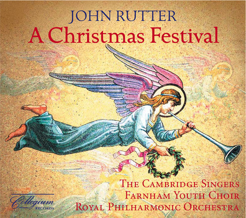 the album cover for JOHN RUTTER - Christmas Festival