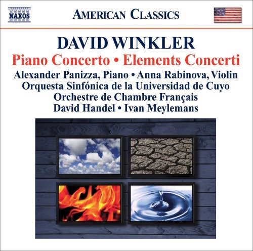 the album cover for Winkler / Panizza / Rabinova / Meylemans - Piano Concerto / Elements Concerti