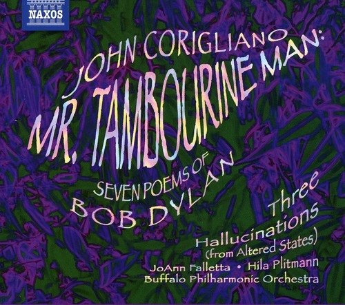 the album cover for Joann Falletta - Mr Tambourine Man