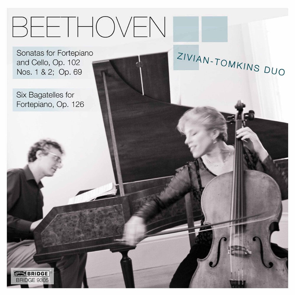 the album cover for Tanya Tomkins - Sonata in C Major for Fortepiano and Cello