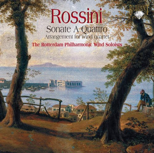the album cover for G. ROSSINI - Sonate E Quattro