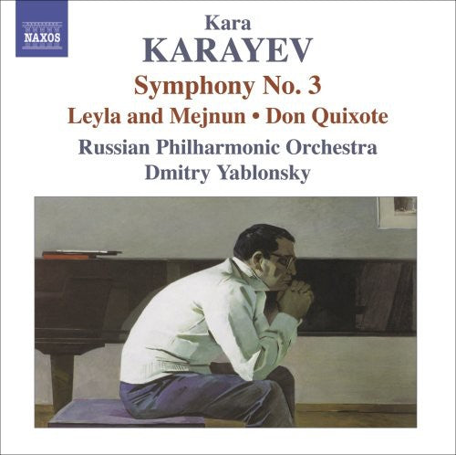 the album cover for Dmitry Yablonsky - Symphony No. 3 / Leyla & Mejnun / Don Quixote