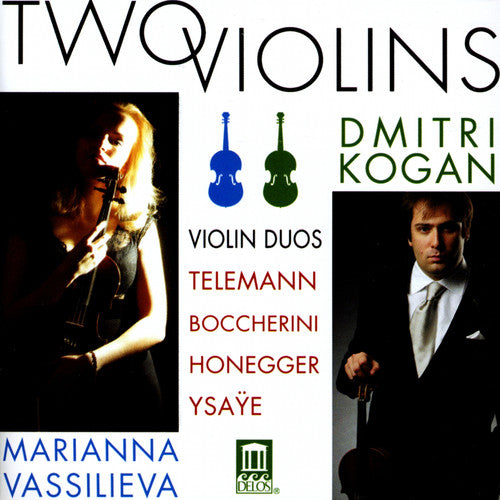 the album cover for Dmitri Kogan - Two Violins