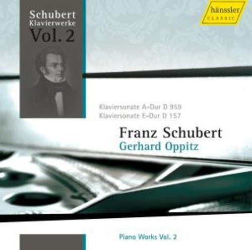 the album cover for F. SCHUBERT - Piano Works 2