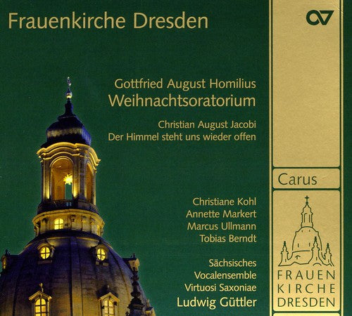 the album cover for Homilus/Jacobi - Musik from the Fraunkirche Dresden