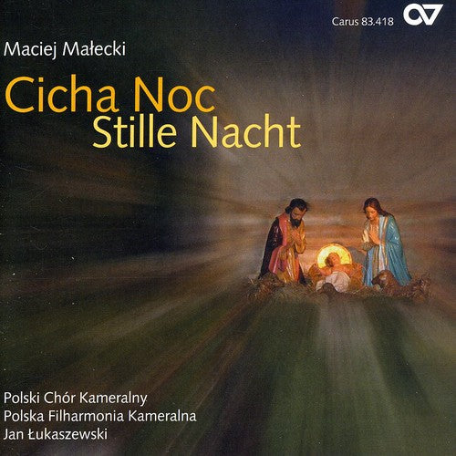 the album cover for Maciej Malecki - Cicha Noc: Stille Nacht