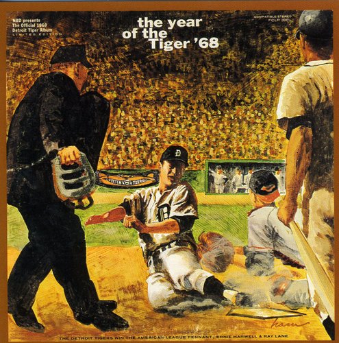the album cover for Ernie Harwell - Year Of The Tiger '68