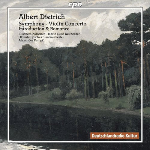 the album cover for Alexander Rumpf - Symphony Op. 20 / Violin Concerto Op. 30