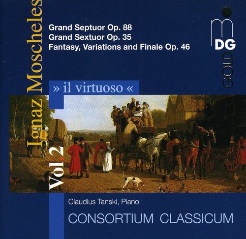 the album cover for I. MOSCHELES - Fantasy Variations & Finale Op 46