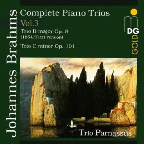 the album cover for Johannes Brahms - Complete Piano Trios 3