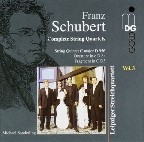 the album cover for F. SCHUBERT - String Quartets 3